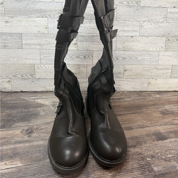 Torrid Black Over the Knee Buckle Boots - Picture 8 of 10